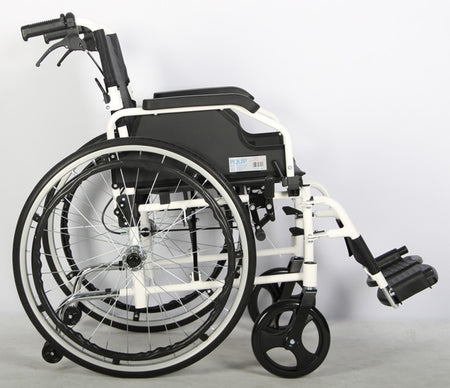 Deluxe Lightweight Aluminium Wheelchair Self Propelled 46cm