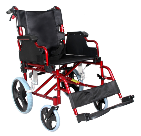 Aluminium Frame Transporter Wheelchair 45cm
