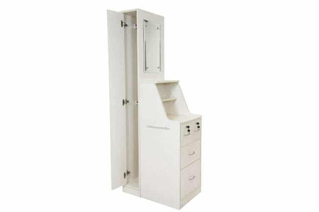 Hutch Cabinet With Lockable Drawer With Wardrobe