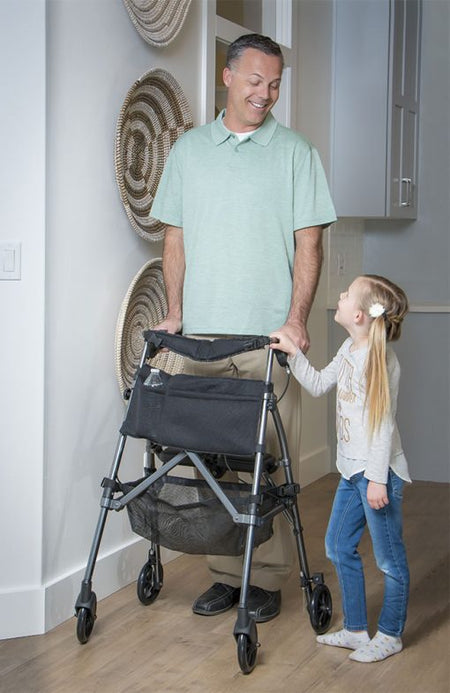 EZ Fold N Go Rollator Walker - Emobility Shop