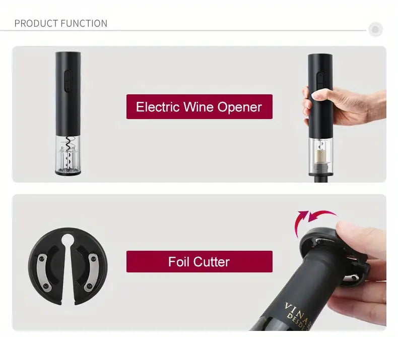 Premium Electric Wine Bottle Opener