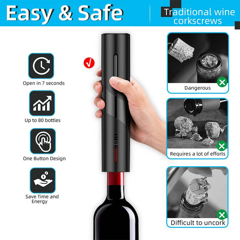 Automatic Corkscrew Wine Bottle Opener