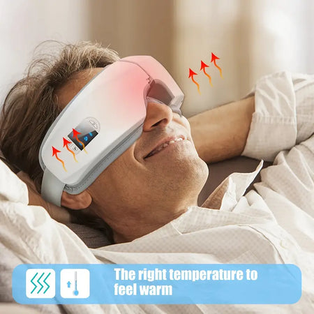 Smart Bluetooth Eye Massager Heat and Air Compression Massage