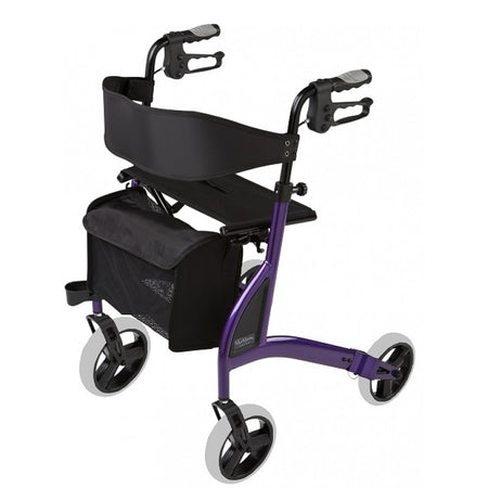 Alpha 438s Lightweight X-Frame Rollator 21" Seat Height