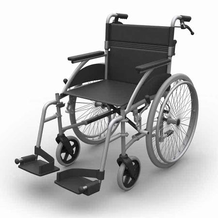 Crystal Lightweight Aluminium Manual Self Propelled Wheelchair - Emobility Shop