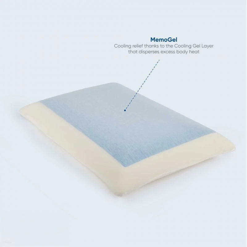 MemoGel Classic Pillow Cool Gel Feel Classic non contoured Pillow