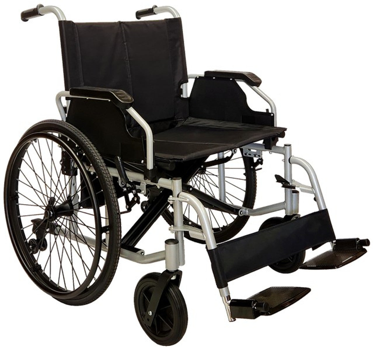 220kg Bariatric Steel Self Propelled Wheelchair 60cm