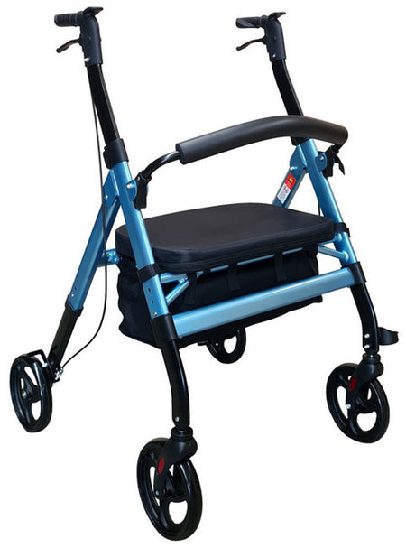 Tall Heavy Duty Rollator w/ Seat For Tall Person, Max 180kg