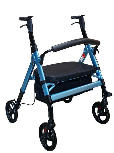 Tall Heavy Duty Rollator w/ Seat For Tall Person, Max 180kg