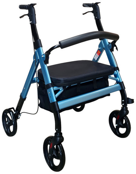 Tall Heavy Duty Rollator w/ Seat For Tall Person, Max 180kg