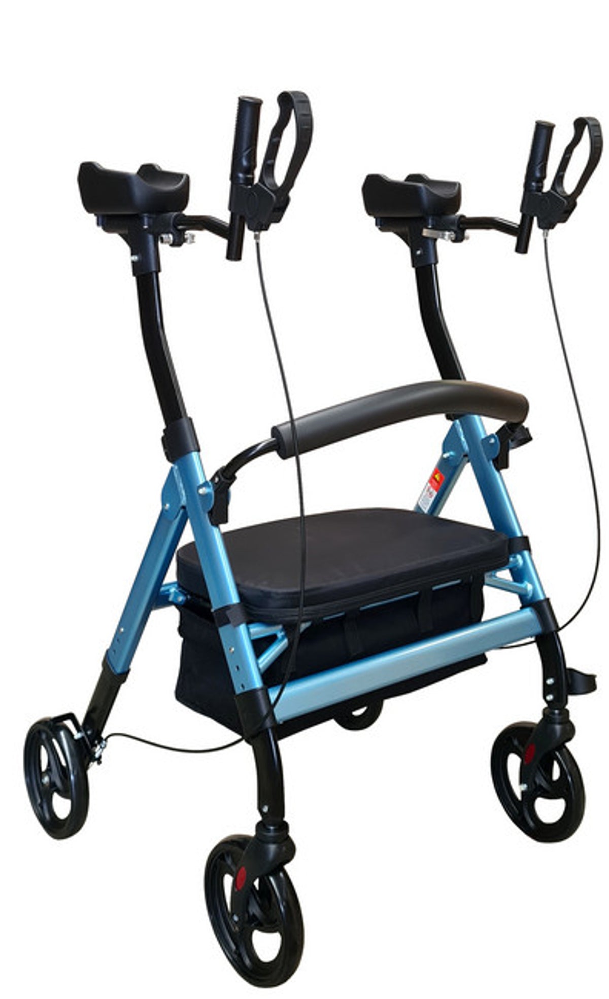 Tall Heavy Duty Gutter Forearm Bariatric Rollator Walker