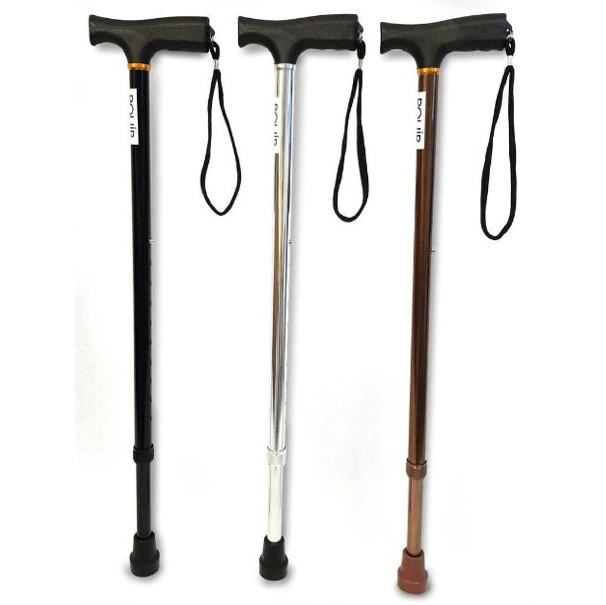 Soft Grip T Shape Handle Walking Stick