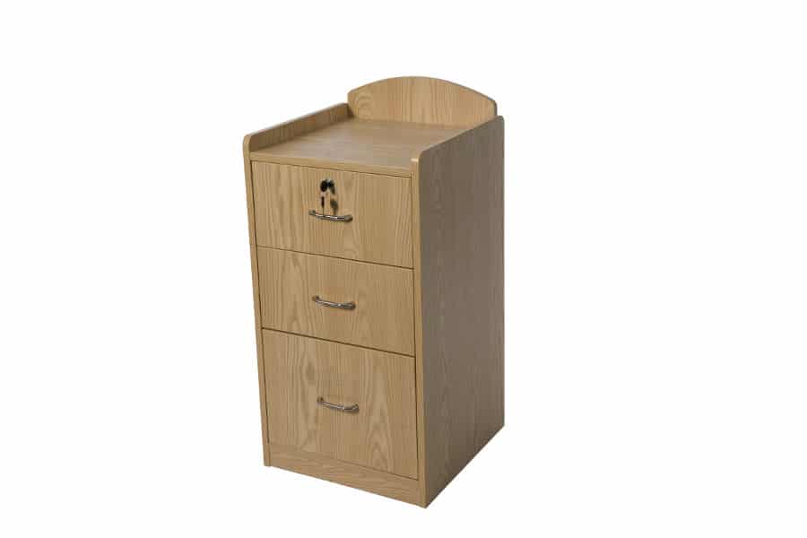 Bedside Cabinet with lockable drawers