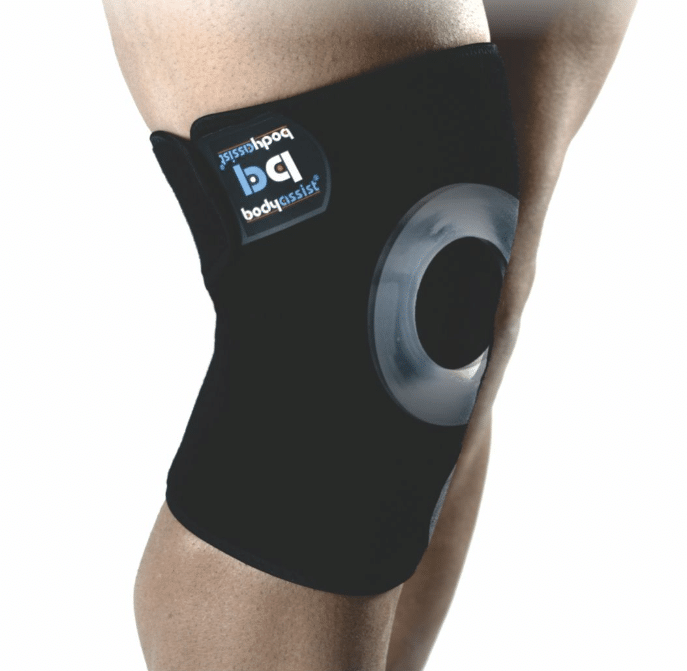 Thermal Knee Wrap with Gel Buttress Black