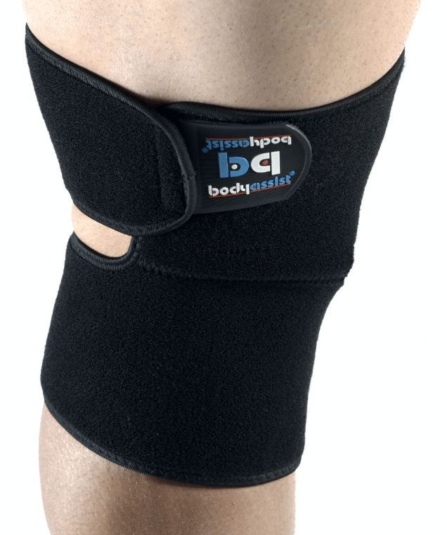 Thermal Knee Wrap with Gel Buttress Black