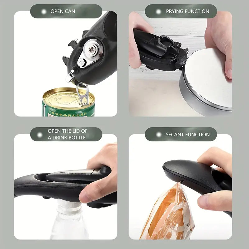 8-in-1 Multifunctional Handheld Can Opener