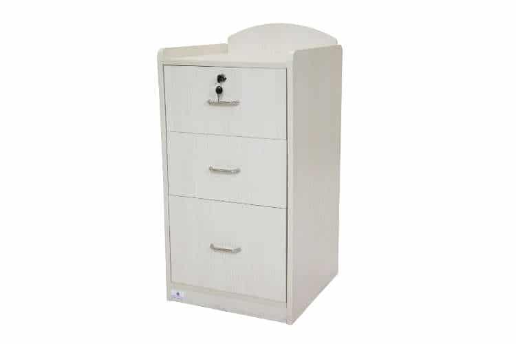 Bedside Cabinet with lockable drawers