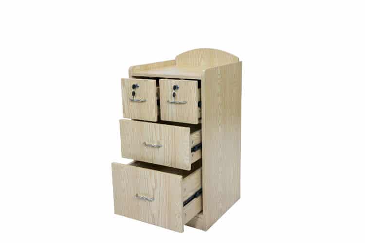 Bedside Cabinet with lockable drawers