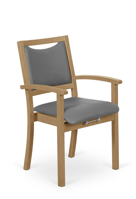 Easy Up 2LiftU Lift Up 68cm Extra  Wide Wood Dining Chair