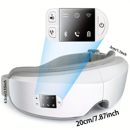 Smart Bluetooth Eye Massager Heat and Air Compression Massage