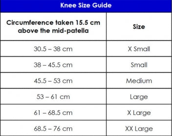 Air-X Pace Knee Short Knee Joint Support