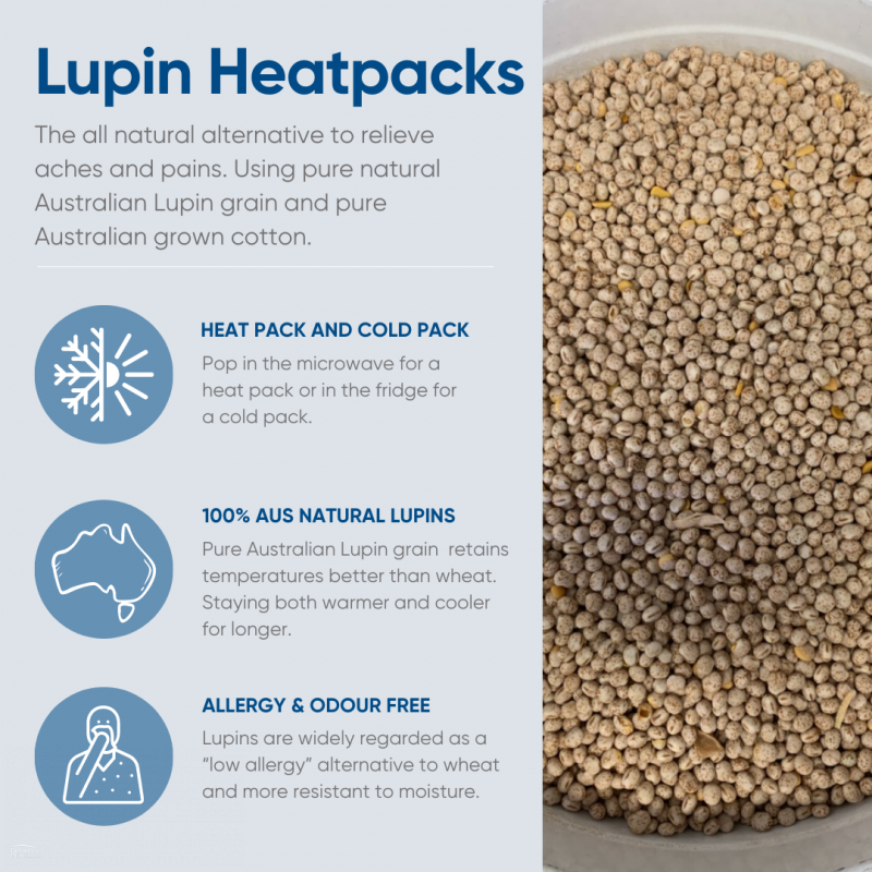 Natural Lupin Pack Hand Mitt