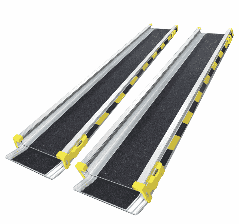 Telescopic Ramp with Non-Slip Grip Surface