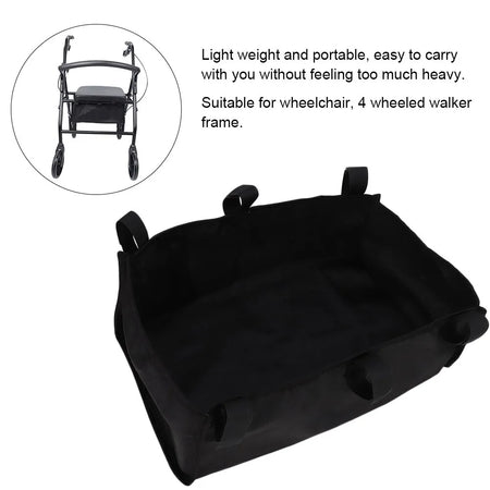 Under Seat Rollator Walker Storage Bag Wheel Rollator Medical Basket