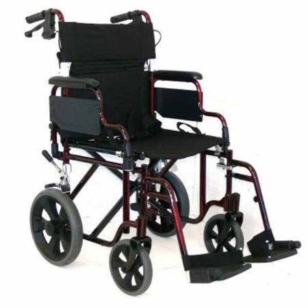 Deluxe Folding Transit Wheelchair - Emobility Shop