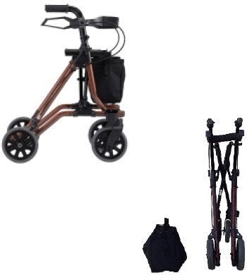 Revo Mini Side Folding Walker Rollator - Emobility Shop