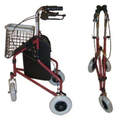 Better Living Tri Wheel Wheeled Walker Rollator, Three Wheels Walker - Emobility Shop