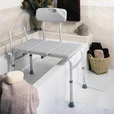 Bath Transfer Bench with Backrest - Emobility Shop