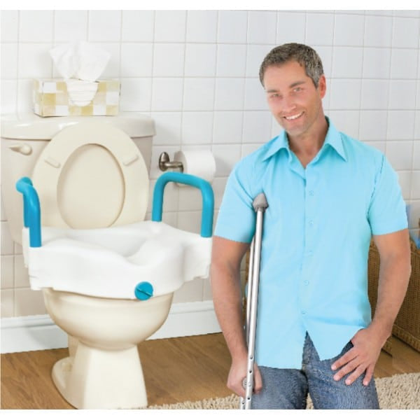 AquaSense 3 in 1 Raised Toilet Seat - Emobility Shop