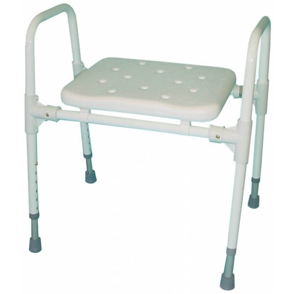 Shower Stool with Adjustable Blow Moulded Seat - Emobility Shop