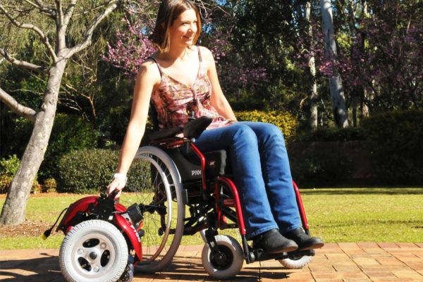 BREEZY P100 Power and Manual Multifunctional Wheelchair - Emobility Shop