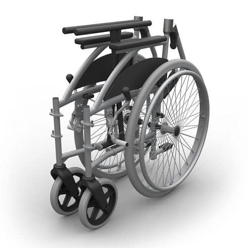 Aluminium Super Light Weight Crystal 2.0 Wheelchair