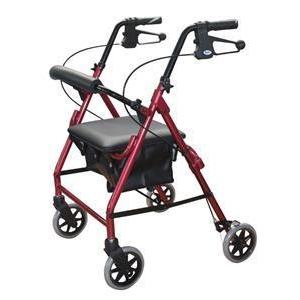 Deluxe Aluminium Rollator Weight Capacity 120 kg - Emobility Shop