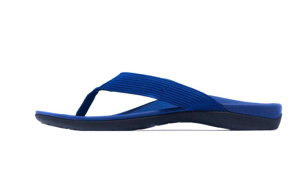 Premium Orthotic Flip Flops Navy