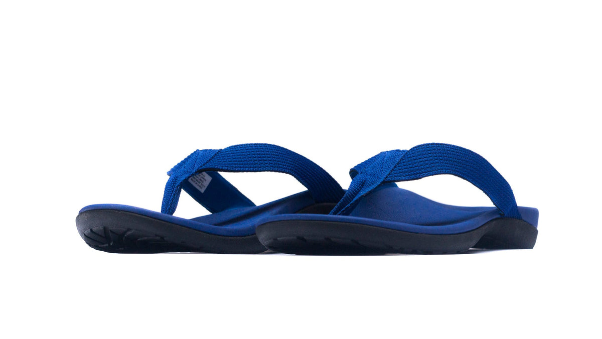 Premium Orthotic Flip Flops Navy