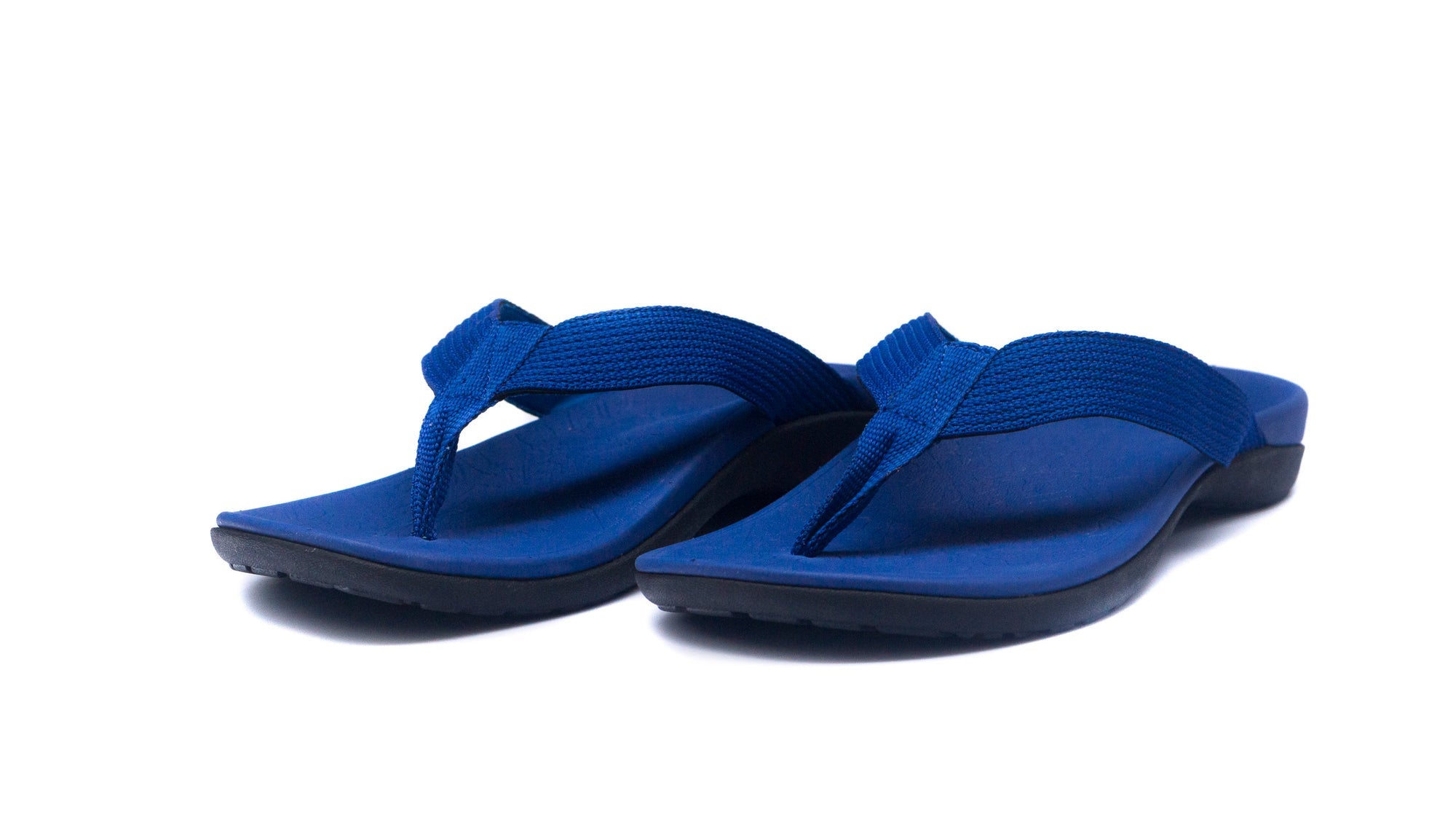 Premium Orthotic Flip Flops Navy