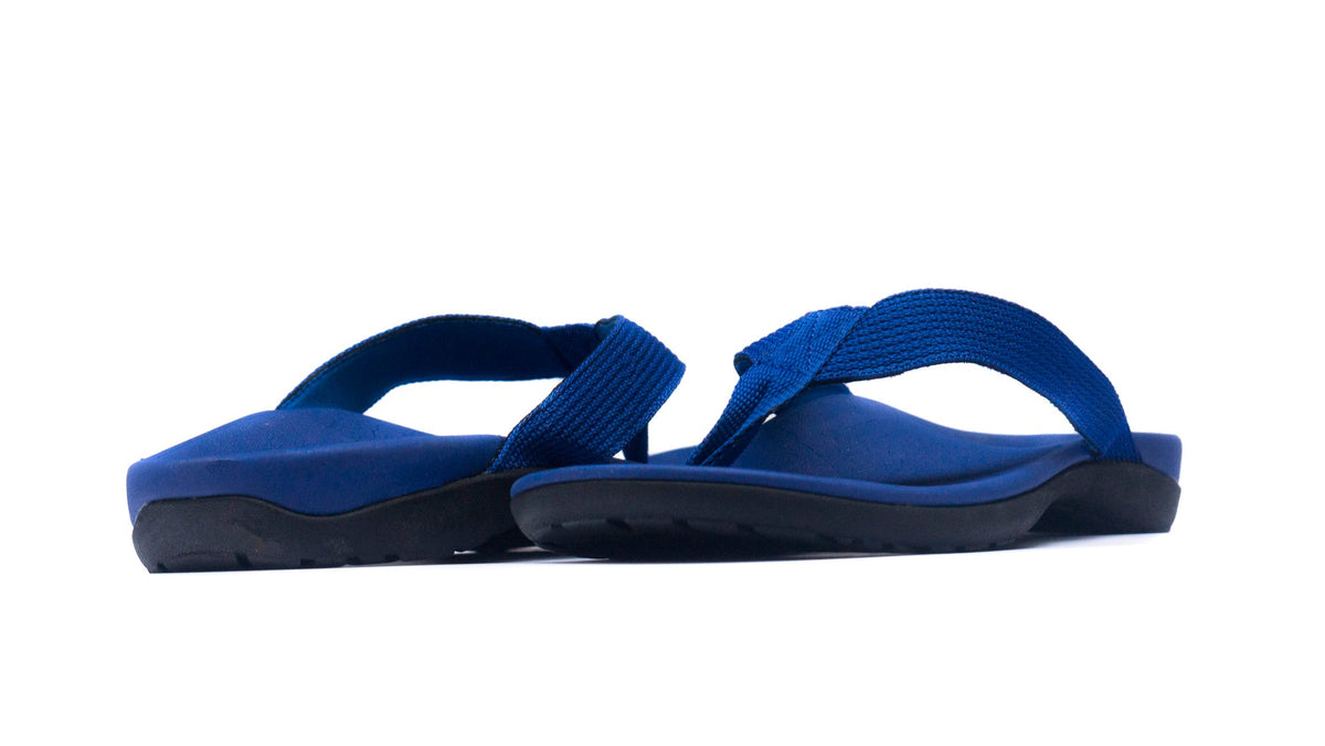 Premium Orthotic Flip Flops Navy