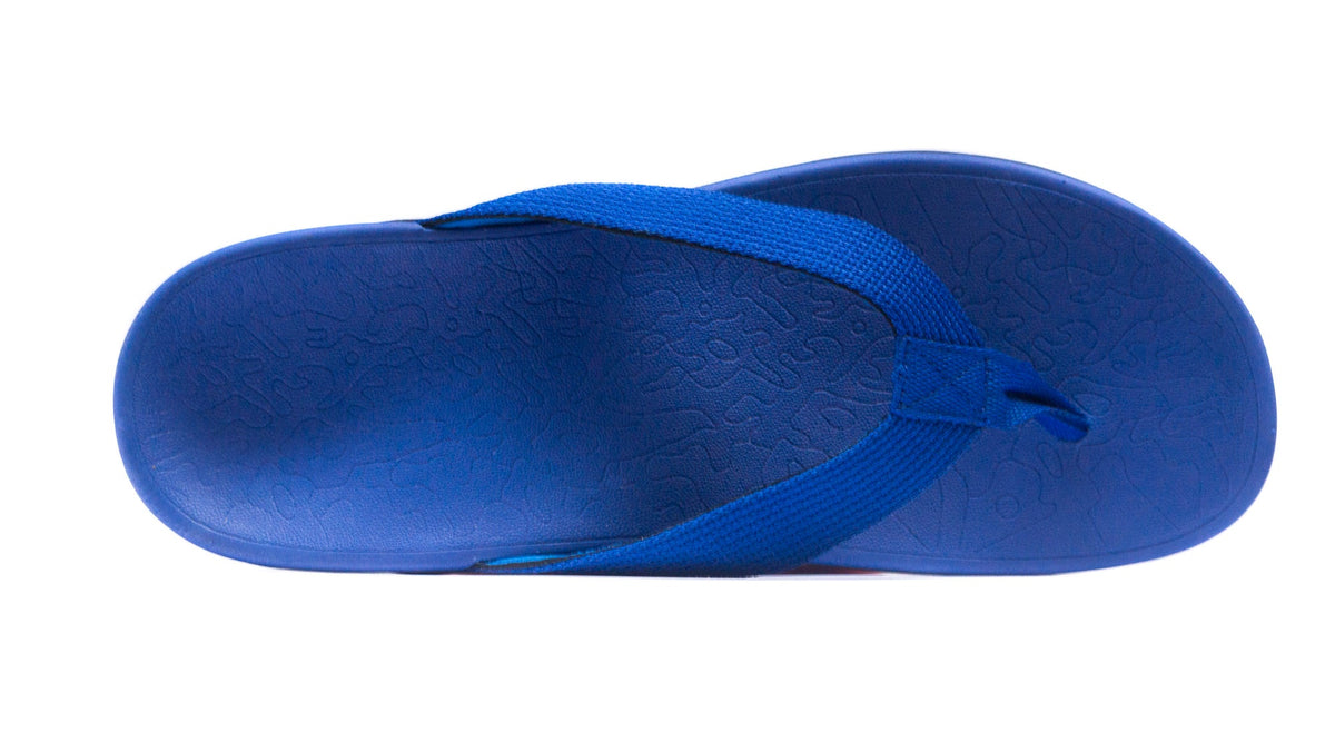 Premium Orthotic Flip Flops Navy