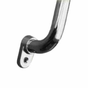 Stainless Steel Grab Rail with Single Hole Exposed Flange - Emobility Shop