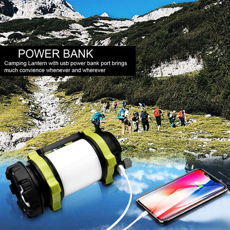 Portable USB Rechargeable Waterproof LED Camping Outdoor Search Light