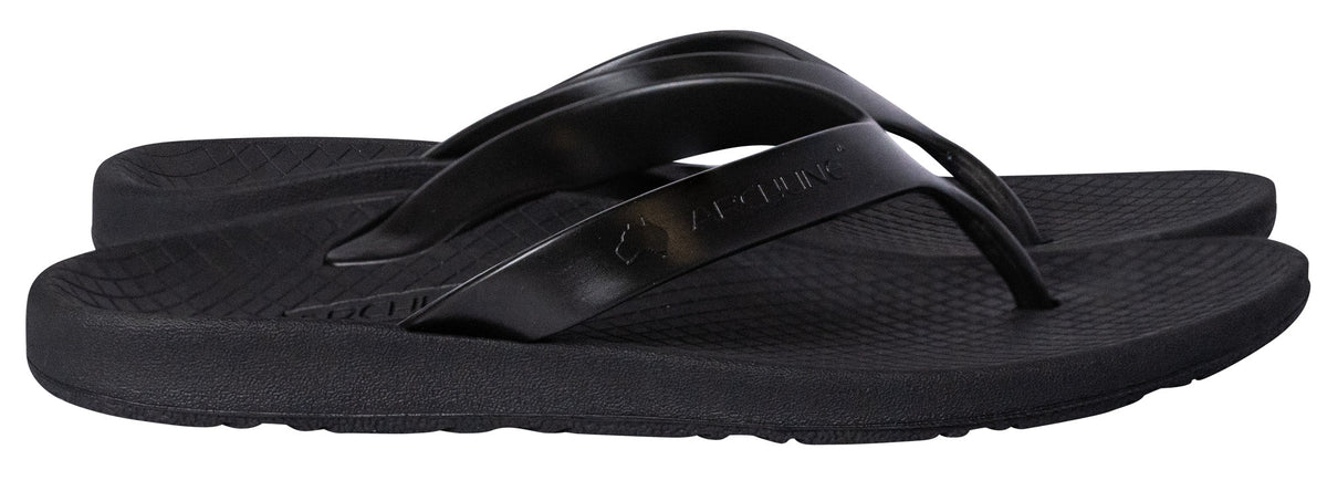 Balance Orthotic Flip Flops Black