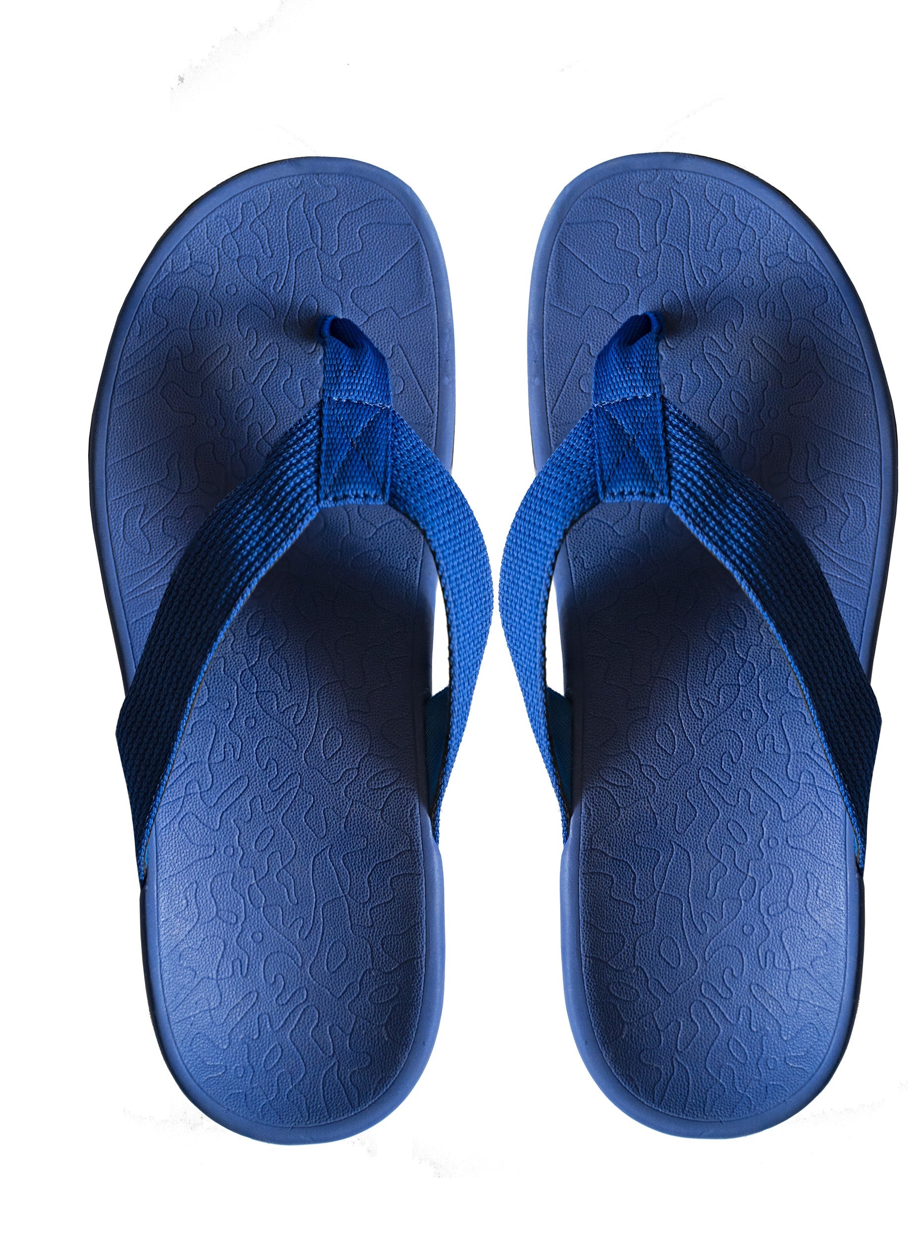 Premium Orthotic Flip Flops Navy