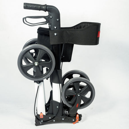 REDGUM Compact Side Folding Seat Walker Rollator - Emobility Shop