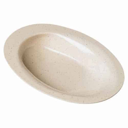 Manoy Contoured Plate Large, 279 x 197mm White