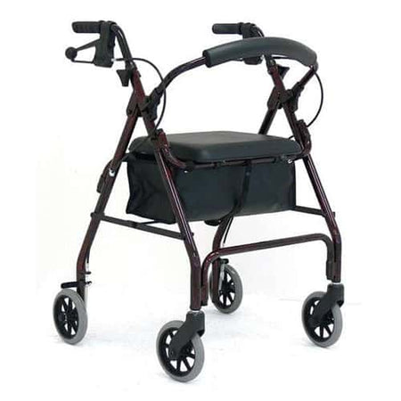 Mini Seat Walker Rollator With 6′ Wheels