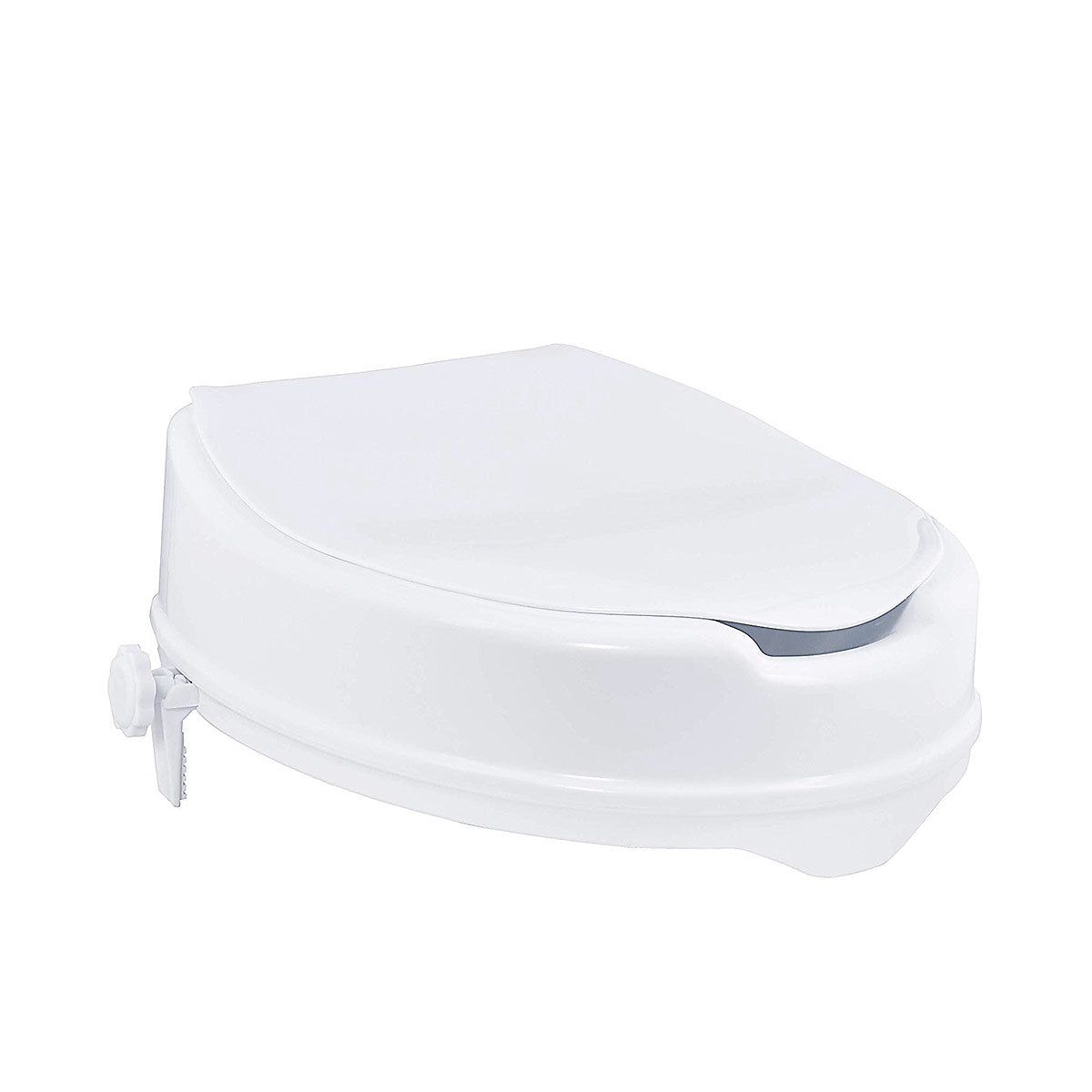 Ergonomic Moulded Raised Toilet Seat With Lid - Emobility Shop